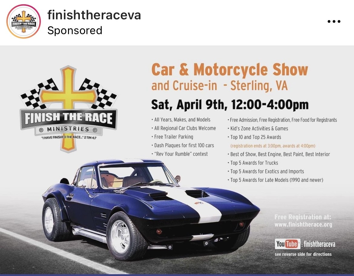 Finish the Race (Car & Motorcycle Show) Collector Car Guide