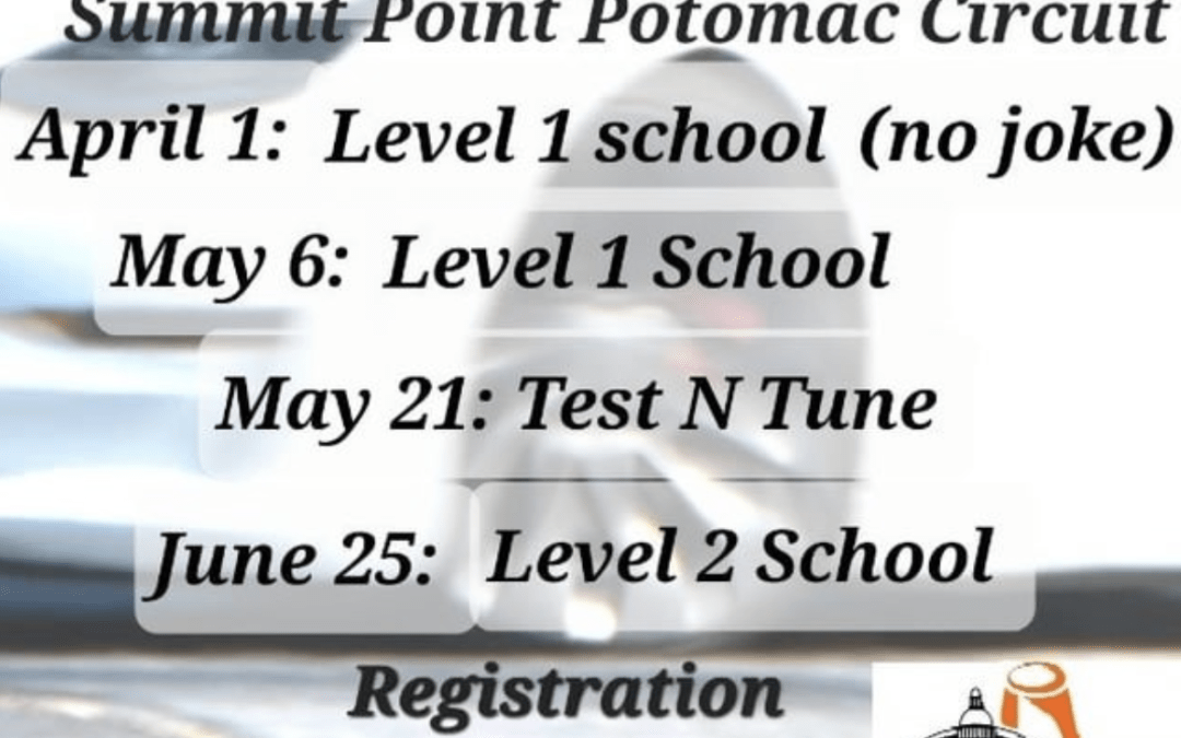 WDCR SCCA AutoCross – Level 1 School (No Joke)
