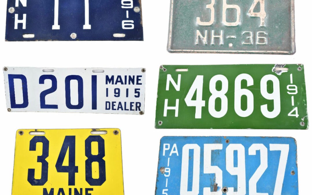 Mark Smith Estate License Plate Timed Auction