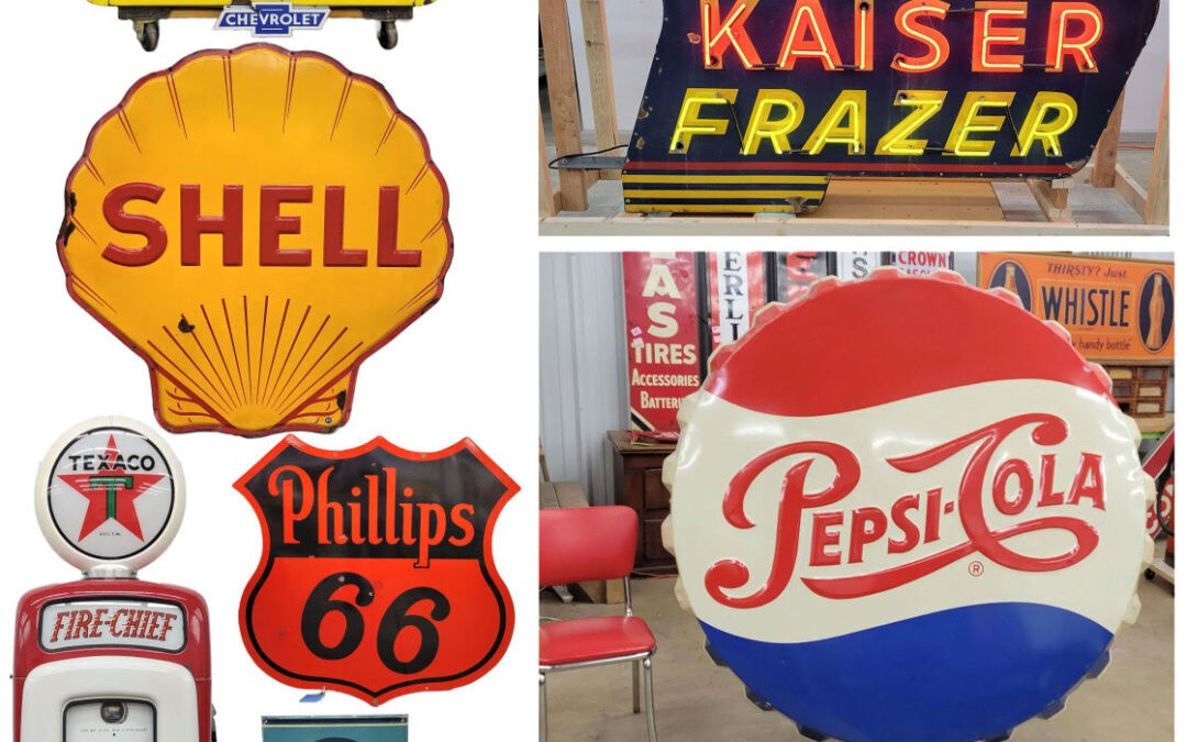 Rockabilly Auction Advertising, Americana, Petroliana and Automobilia Auction, ending Apr 1, 2023