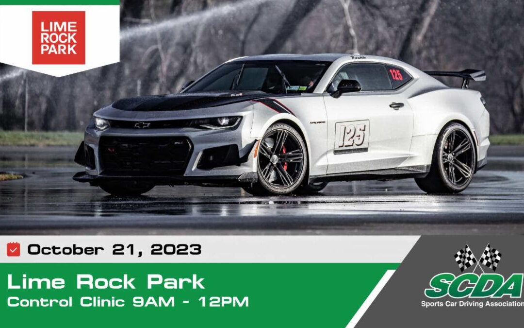 SCDA- Lime Rock Park (Control Clinic)