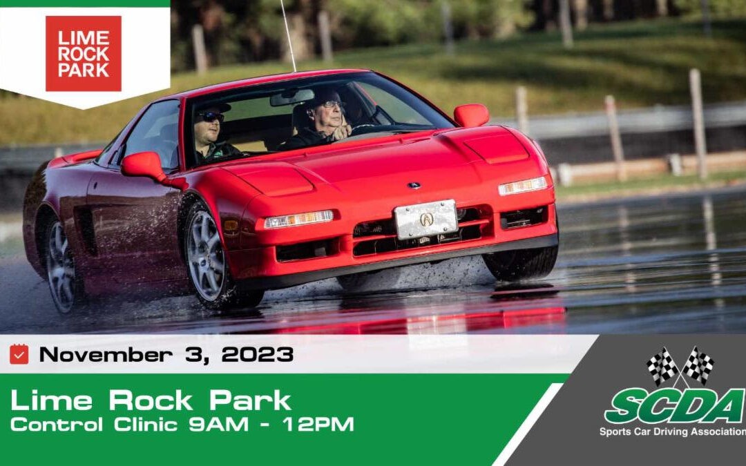 SCDA- Lime Rock Park Control Clinic
